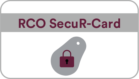 Logga RCO SecuR-Card med vit bakgrund